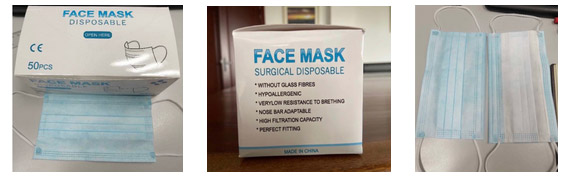 FDA Approved 3 Layer Disposable Surgical Mask